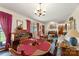 Inviting living room features a piano and elegant decor at 1870 Sloan Rd, Mt Ulla, NC 28125