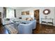 Cozy living room with stylish decor, comfortable seating, and hardwood floors at 2033 Charlotte Dr, Charlotte, NC 28203