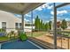 Relaxing screened-in patio with cozy furniture, offering a serene outdoor living space at 23147 Whimbrel Cir, Fort Mill, SC 29707