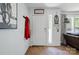 Light and airy entryway with a white door and small window on one side at 2784 Leadoff Rd, Lancaster, SC 29720