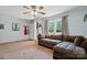 Living room with a view to the front door and front yard at 2784 Leadoff Rd, Lancaster, SC 29720