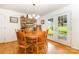 Inviting dining room with hardwood floors, french doors, and wooden table at 302 6Th Sw St, Conover, NC 28613