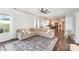 Spacious living room with an open floor plan flowing into the kitchen and dining areas at 3618 Catherine Creek Pl, Davidson, NC 28036