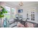 Office with a desk, chair, and a window with a view of the outside at 3992 Blue Dory Ln, Denver, NC 28037