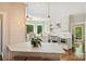 Bright kitchen with an island and modern stainless-steel appliances at 9526 Greyson Ridge Dr, Charlotte, NC 28277
