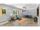 Finished basement with a seating area and room for games and activities at 1009 Seminole Dr, Waxhaw, NC 28173