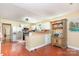Spacious eat-in kitchen with stainless steel appliances and a breakfast bar at 124 10Th Sw St, Conover, NC 28613