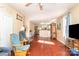 Comfortable living area boasts hardwood floors, natural light, and an open layout leading into the kitchen at 124 10Th Sw St, Conover, NC 28613