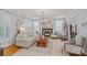 Bright and inviting living room with hardwood floors, a fireplace, comfortable seating, and plantation shutters at 1400 Coachman Dr, Waxhaw, NC 28173