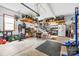 Spacious garage with ample storage and functional layout for all your equipment and tools at 14849 Middlesborough Dr, Matthews, NC 28104