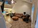 Inviting living room with vaulted ceiling, comfortable seating, and plenty of natural light at 2026 Talbot Ln, Hickory, NC 28602