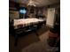 Bedroom with sports themed comforter, fan, and decor at 204 Aspen Dr, Gastonia, NC 28052