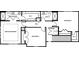Upstairs floor plan showing Primary bedroom, Primary bath, bedrooms 2 & 3, laundry, and W.I.C at 2075 Fordhill St, Rock Hill, SC 29732