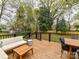 Large back deck with outdoor furniture, ideal for relaxing and outdoor entertaining at 2816 Eastport Rd, Charlotte, NC 28205