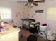 This Bedroom boasts pink and white floral decorations on the walls at 2826 Drew Dr, Lancaster, SC 29720