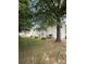 Lush backyard view framed by a large tree, perfect for outdoor living at 3527 Creeping Flora Ln, Charlotte, NC 28216