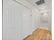 Hallway with multiple closets and access to the bathroom at 505 2Nd Street Ne Pl # B2, Conover, NC 28613