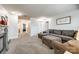 Spacious living room offers comfortable seating and great view into other rooms, creating an open feel at 5070 Saint Clair St, Fort Mill, SC 29715