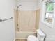 Full bathroom with a shower-tub combination and tiled flooring at 5114 Daffodil Ln, Concord, NC 28025