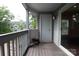 Relaxing outdoor balcony with wood floors offering a quiet spot at 525 N Graham St, Charlotte, NC 28202