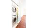 Convenient in-unit stacked washer and dryer located in closet at 525 N Graham St, Charlotte, NC 28202