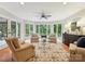 Sitting room with natural light, hardwood floors, and comfortable furniture at 5624 Warewhip Ln, Charlotte, NC 28210