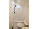 Bathroom stand up shower featuring hexagon details and gold fixtures at 62 Fourth St, Cramerton, NC 28032