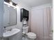 Bathroom featuring a sink, toilet, and shower at 744 Chipmeadow Ln, York, SC 29745