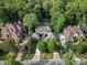 Aerial view of a beautiful neighborhood showcasing home's prime location and curb appeal at 7906 Skye Lochs Dr, Waxhaw, NC 28173
