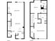 Detailed floor plan showcasing layout of living room, kitchen, bedrooms and bathrooms at 1043 Park West Dr, Charlotte, NC 28209