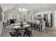 Open concept dining area with a modern chandelier at 1103 Kenly St, Salisbury, NC 28144