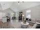 Open living room with vaulted ceilings and modern finishes at 1103 Kenly St, Salisbury, NC 28144