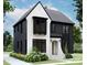 Charming two-story home features a contrasting color scheme and attractive architectural detailing at 1115 West Blvd, Charlotte, NC 28208