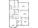 A floor plan reveals the layout of the home's second floor featuring a loft, bedrooms, and bathrooms at 1115 West Blvd, Charlotte, NC 28208