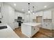 Well-equipped kitchen showcases stainless appliances, island, and modern fixtures at 1118 Allman Ext, Mount Pleasant, NC 28124