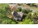 Aerial view of backyard with wooden deck, perfect for outdoor entertaining and relaxation at 15324 Yarmouth Rd, Mint Hill, NC 28227