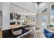 Modern kitchen with stone countertops, pendant lighting and stainless steel appliances at 2817 Lakefront Dr, Belmont, NC 28012