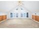 Large bonus room features built-in cabinets and lake views at 2818 Cherry Ln, Denver, NC 28037
