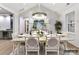 A well-lit dining room with stylish decor and hardwood floors at 4015 Pritchard Pl, Fort Mill, SC 29715