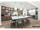 Gourmet kitchen with a large island, stainless steel appliances, and ample counter space at 4015 Pritchard Pl, Fort Mill, SC 29715