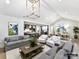 Bright, open living room connects seamlessly to the kitchen and dining areas, perfect for entertaining at 4015 Pritchard Pl, Fort Mill, SC 29715
