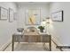 Modern office space with natural light, stylish decor, and a comfortable workspace at 4015 Pritchard Pl, Fort Mill, SC 29715