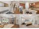 A collage of the home featuring the entry, stairs, kitchen, living room, and bedroom at 5422 Shannon Bell Ln, Charlotte, NC 28277