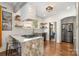 Modern kitchen with stainless steel appliances, granite countertops, and ample cabinet space for storage at 624 Oakland Ave, Charlotte, NC 28204