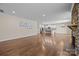 Hardwood flooring and open floor plan at 8614 Goodman Park Ct, Charlotte, NC 28277