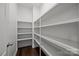 Walk-in pantry with ample shelving at 8614 Goodman Park Ct, Charlotte, NC 28277