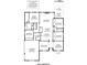 Detailed floor plan showcasing a spacious layout with 3 bedrooms, 3-car garage, and multiple living areas at 907 Lingfield at 907 Lingfield Ln, Waxhaw, NC 28173