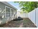 Cozy fenced backyard featuring a well-maintained exterior and a tranquil outdoor space at 9212 Scotts Elm Ct, Charlotte, NC 28215