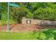 Neighborhood entrance with stone retaining wall and 