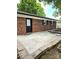 Brick back patio offers outside entry and seating area at 11 N 10Th Ave, Maiden, NC 28650